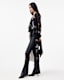 Avala Printed Draped Top