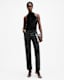Bellatrix High Neck Velvet Top