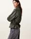 Sofi Drawstring Leather Bomber Jacket