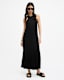 Kura Racer Neck Maxi Dress
