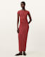 Katarina Short Sleeve Slim Fit Midi Dress