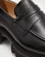 Lola Slip On Shiny Leather Loafers