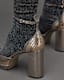 Tia Metallic Platform Heels