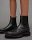 Harlee Chunky Leather Slip On Boots