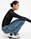 Avril Roll Neck Open Stitch Jumper