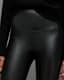Cora High-Rise Skinny Fit Faux Leggings