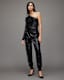 Soraya High-Rise Relaxed Sequin Trousers