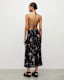 Cari Mia Sarong Front Split Floral Maxi Skirt