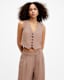 Deri Lyn Linen Blend Waistcoat