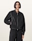 Martina Leather Bomber Jacket