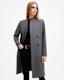 Sidney Wool Cashmere Blend Tailored Coat