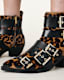 Jane Buckle Pointed Leather Boots
