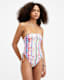 Elisa Ruched Bandeau Swimsuit