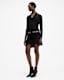 Amei Cowl Neck Draped Mini Dress
