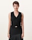 Cruz Ribbed Knitted Waistcoat