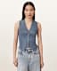 Cruz Ribbed Knitted Waistcoat