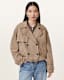 Reya Cropped Suede Mac