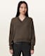 Julieana V Neck Wool Jumper