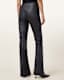Cora High-Rise Leather Flared Leggings