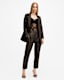 Aleida Leopard Print Shimmer Blazer