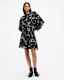 Aubrey Sheer Frill Mini Dress