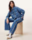 Alba Studded Oversized Denim Shirt
