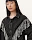 Marlene Embellished Fringe Denim Jacket