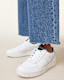 Vix Low Top Round Toe Leather Trainers