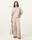 Jett Barrel Leg Linen Blend Trousers