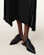 Nala Point-Toe Leather Mules