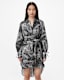 Leyla Silk Linen Blend Shirt Dress