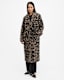 Mabel Leopard Print Oversized Coat
