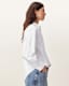 Toria Organic Cotton Dipped Hem Shirt
