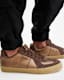 Jaimee Metallic Leather Trainers