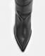 Reina Knee High Pointed Leather Boots