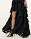 Cavarly Embroidered Maxi Skirt