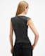 Umbra Draped Zip Slim Fit Top