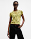 Ellie Mesh Animal Print T-Shirt