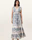 Xanthe Lace-Trimmed Maxi Dress