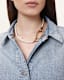 Pearl Carabiner Clasp Necklace