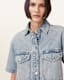 Tove Embellished Oversized Denim Shirt
