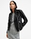 Dalby Slim Fit Faux Biker Jacket