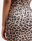 Amaya Leopard Print Cut Out Midi Dress