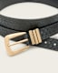 Harper Snake Effect Leather Belt
