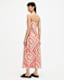Bryony Luisa Print Midi Slip Dress