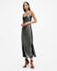 Hadley Metallic Midi Slip Dress