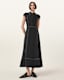 Amari High-Neck Midi Dress