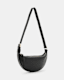 Half Moon Leather Crossbody Bag