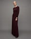 Katlyn Long Sleeve Stretch Maxi Dress