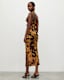 Amaya Alessandra Cut Out Midi Dress